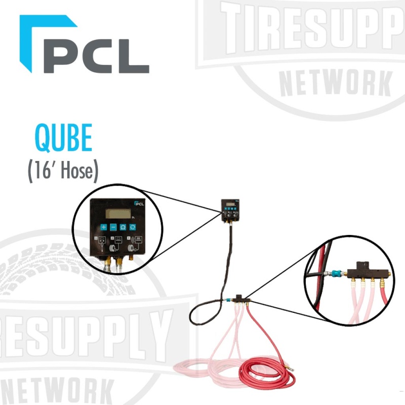 PCL | Accura QUBE 4 Mini Automatic Tire Inflation System with 16?? Hose & Single Lock-On Air Chuck (QUBE4) - Image 2