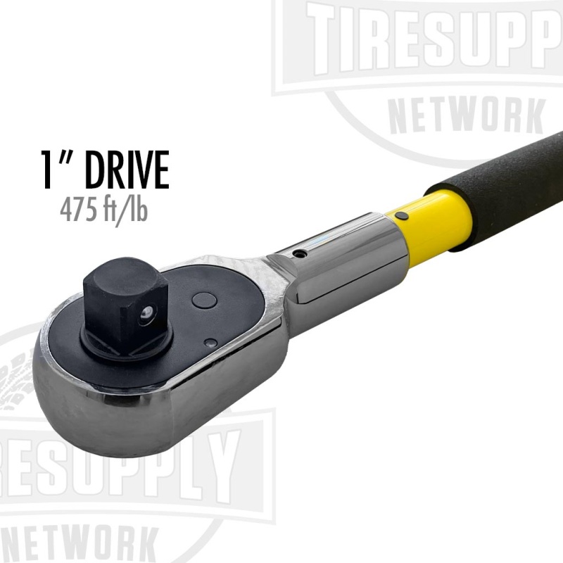 Preset Truck Clicker Style Lug Nut Torque Wrench - 475 ft-lbs 1?? Drive (168-47502) - Image 3