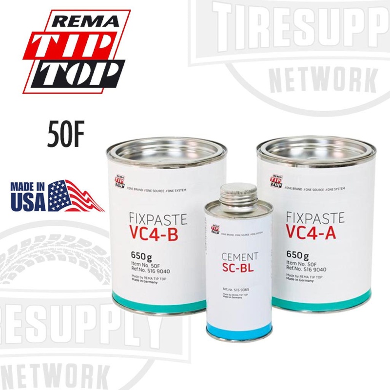 Rema | 50F A+B Vulcanizing Compound Kit - 650g & 225g (RE50F)