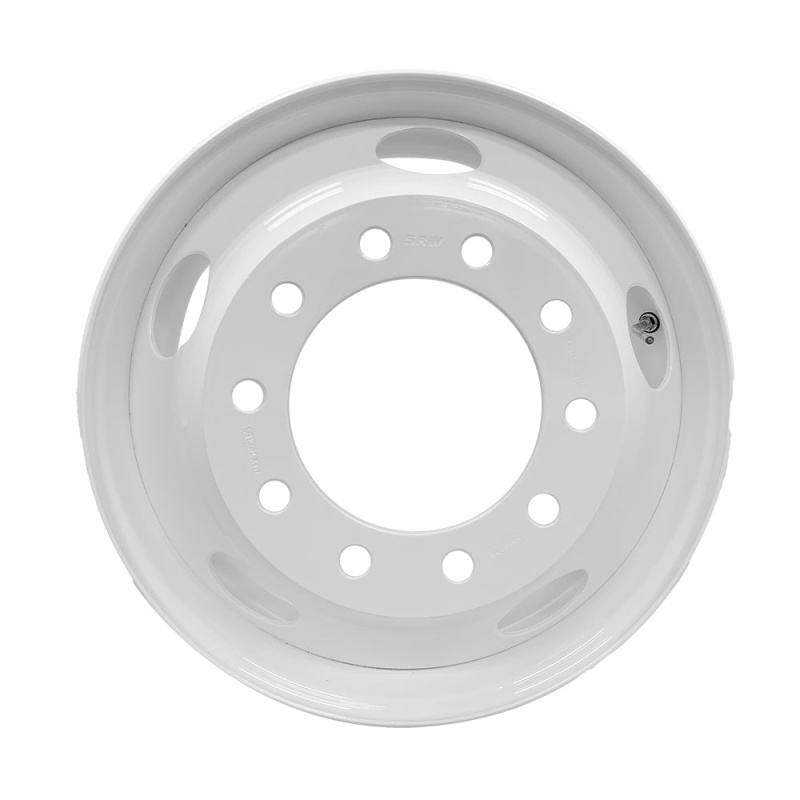 Truck Wheel 22.5x8.25 Steel White SpeedMax 10x285mm Hub Pilot Offset 168mm - Image 3