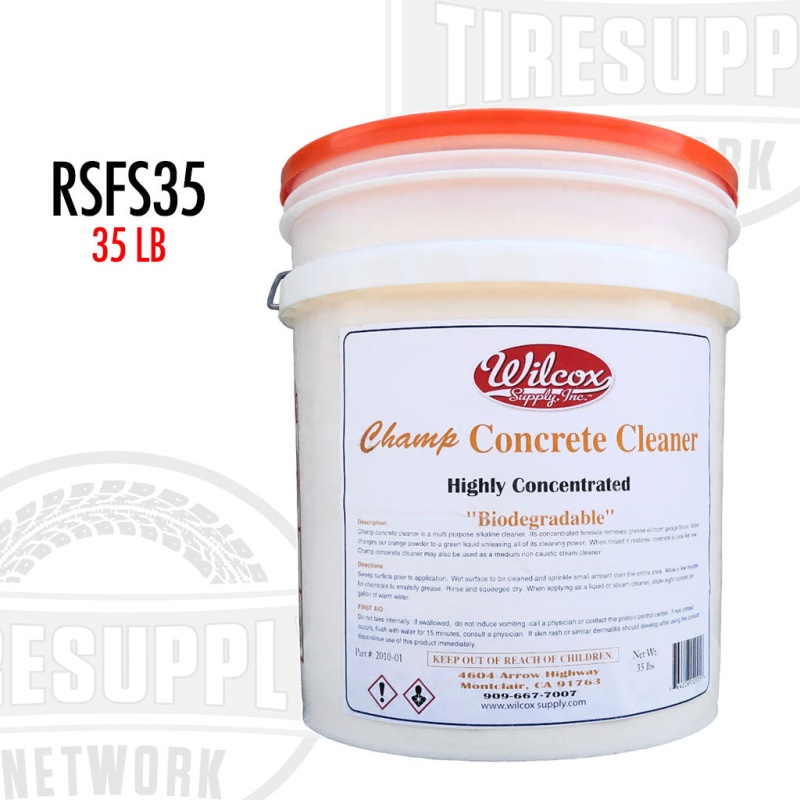 Champ Concentrated Concrete Cleaner 35 lb Bucket (RSFS35)