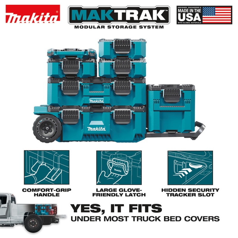 Makita T-90015 MAKTRAK Large Tool Box w/ 100 lbs Capacity - Image 2