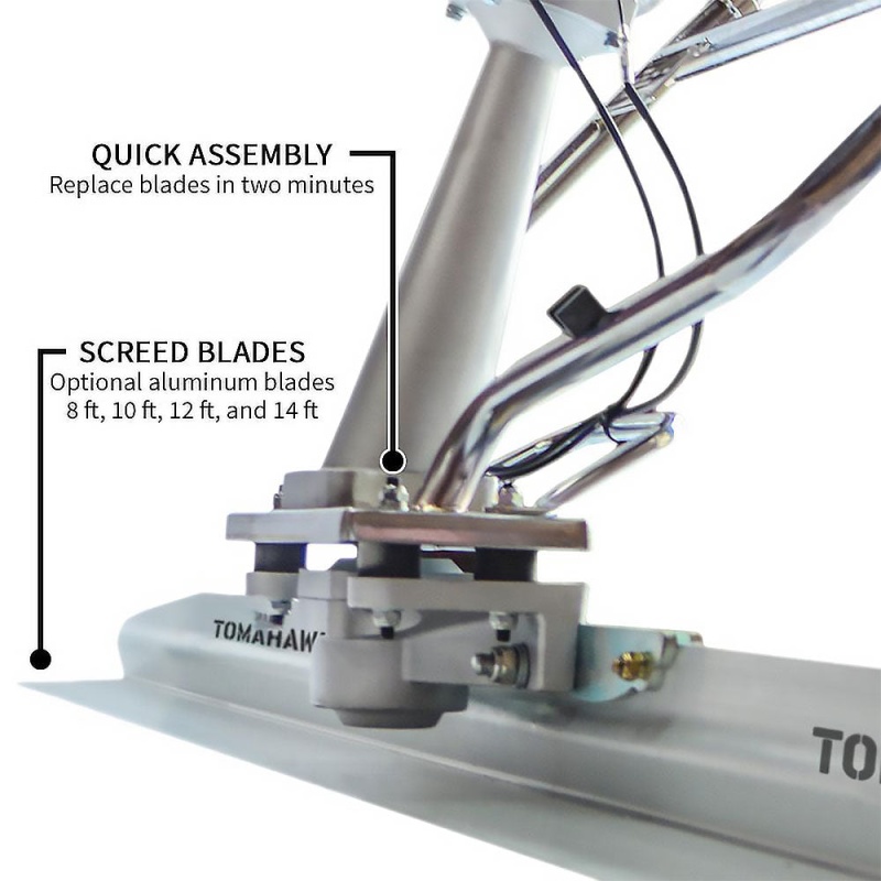 Tomahawk PowerTVSA-H + TSB12-P 12ft Blade 1.8 HP GX35 Honda Power Screed Tool - Image 4