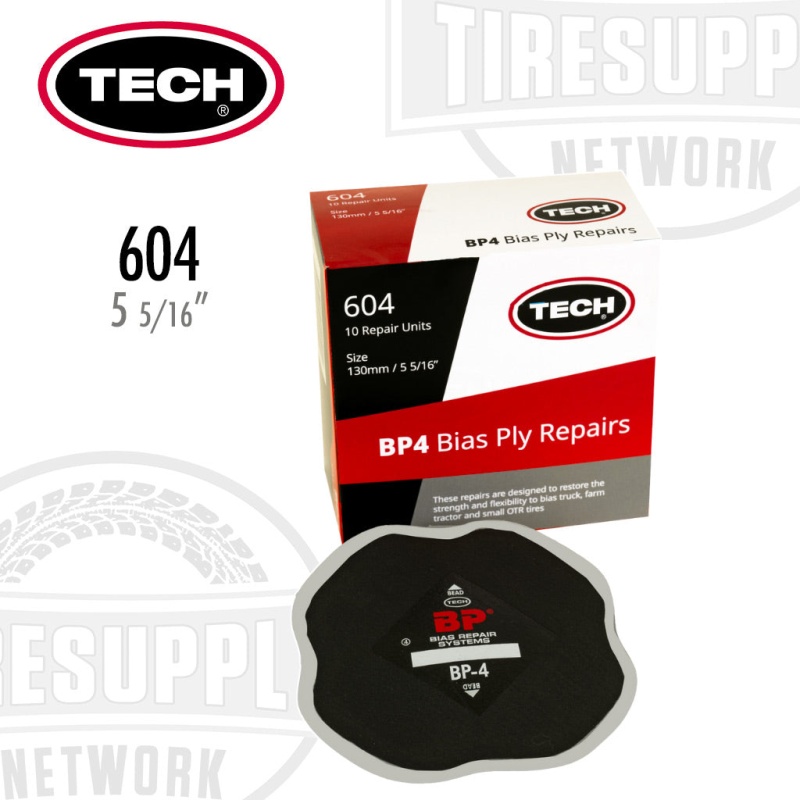 TECH | BP4 Bias Ply Repairs 5-5/16?? - Box of 10 (604)