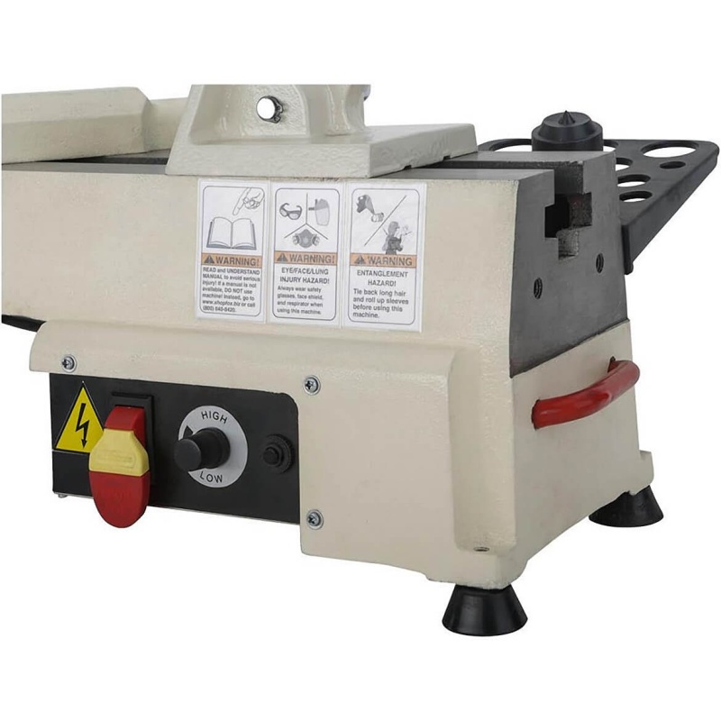 Shop Fox W1836 12" X 15" Benchtop Wood Lathe with Variable-Speed Spindle Control - Image 5