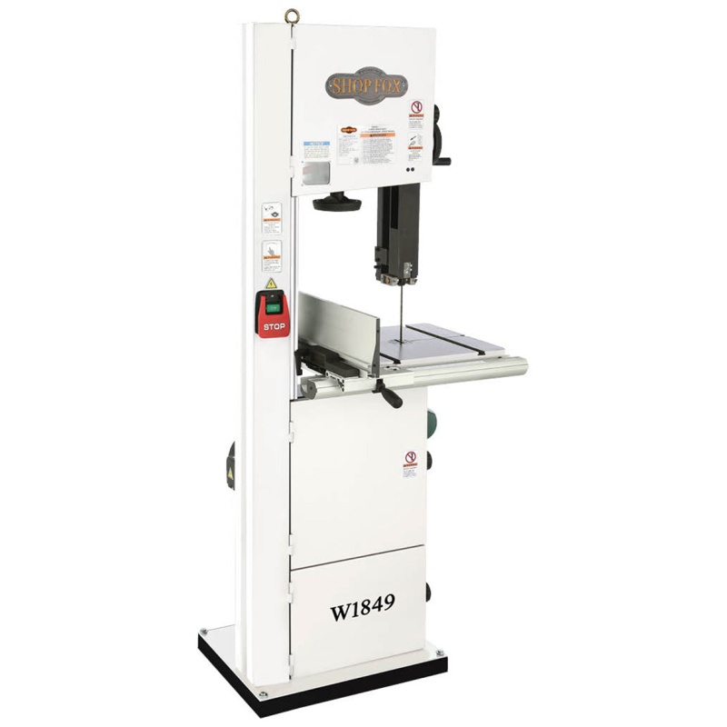 Shop Fox W1849 14-Inch 220-Volt 2 HP Heavy Duty Versatillity Resaw Bandsaw - Image 2