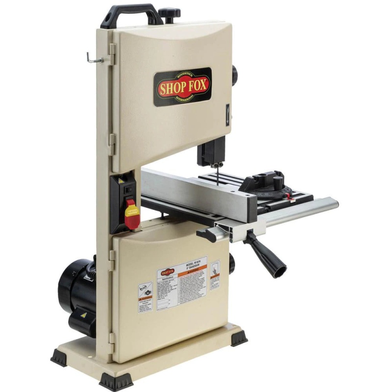 Shop Fox W1878 1/3 HP 9" Singe Phase Benchtop Bandsaw w/ LED Work Light - Image 4