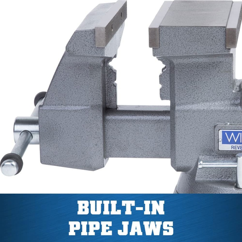 WILTON 28823 8" Jaw Reversible Mechanic Vise 9.5"/11.75" Opening 5" Depth - Image 4