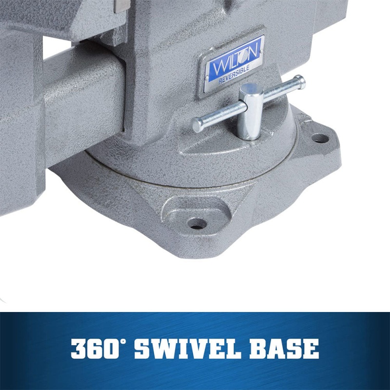 WILTON 28823 8" Jaw Reversible Mechanic Vise 9.5"/11.75" Opening 5" Depth - Image 7