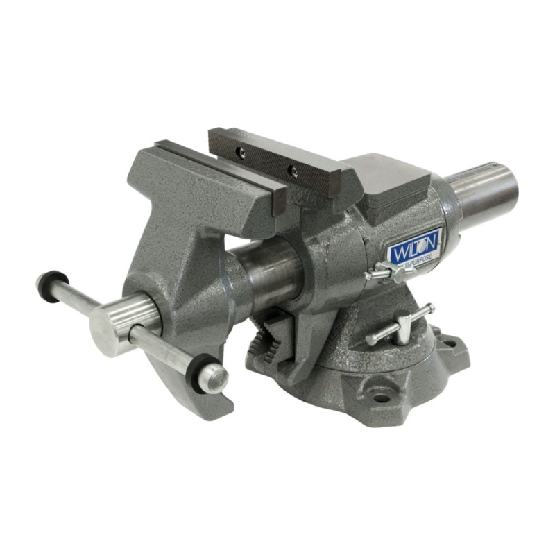 Wilton 28824 5.5" Jaw Heavy Duty Multi-Purpose Vise w/ Rotating Head Base