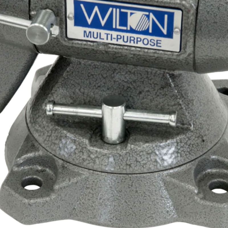 Wilton 28824 5.5" Jaw Heavy Duty Multi-Purpose Vise w/ Rotating Head Base - Image 10