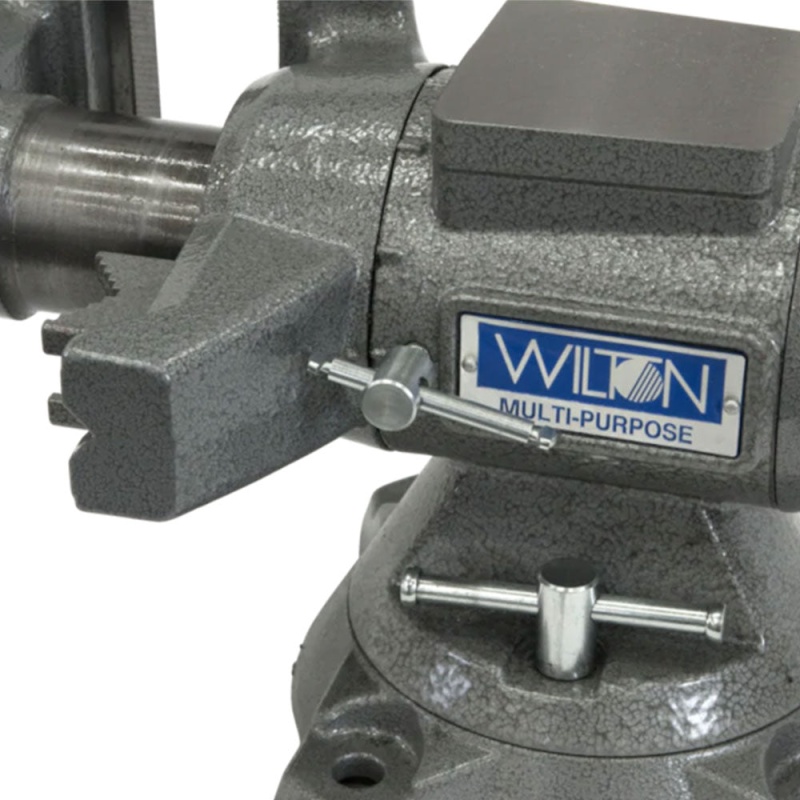 Wilton 28824 5.5" Jaw Heavy Duty Multi-Purpose Vise w/ Rotating Head Base - Image 11