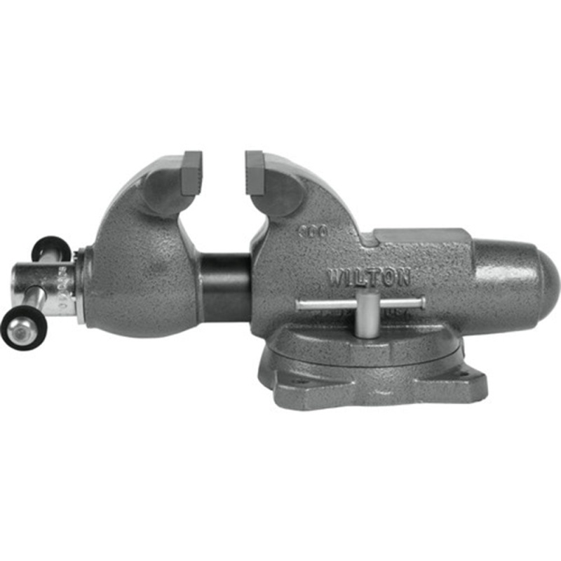 Wilton 28830 300S 3" Machinist Jaw Round Channel Vise w/ Swivel Base - Image 2