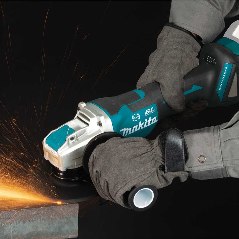 Makita XAG26Z 18V LXT 4-1/2?? / 5" Paddle Switch X-LOCK Angle Grinder - Bare Tool - Image 2