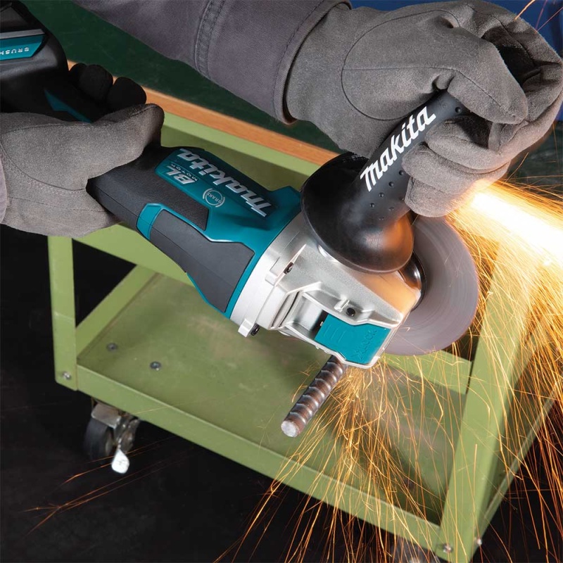 Makita XAG26Z 18V LXT 4-1/2?? / 5" Paddle Switch X-LOCK Angle Grinder - Bare Tool - Image 3