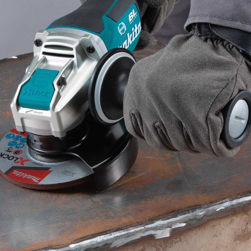 Makita XAG26Z 18V LXT 4-1/2?? / 5" Paddle Switch X-LOCK Angle Grinder - Bare Tool - Image 4