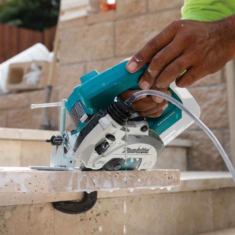 Makita XCC01Z 18V LXT 5" Li-Ion Brushless AWS Wet/Dry Masonry Saw - Bare Tool - Image 10