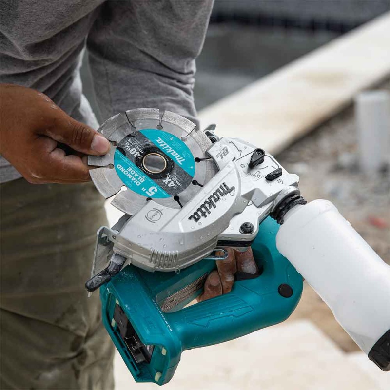 Makita XCC01Z 18V LXT 5" Li-Ion Brushless AWS Wet/Dry Masonry Saw - Bare Tool - Image 12