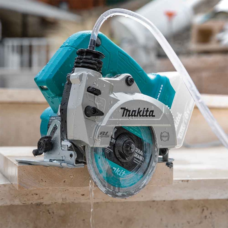 Makita XCC01Z 18V LXT 5" Li-Ion Brushless AWS Wet/Dry Masonry Saw - Bare Tool - Image 9