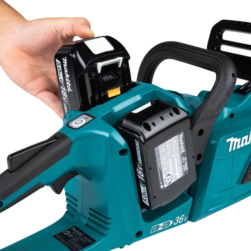 Makita XCU07PT 36 Volt X2 14 Inch 5.0Ah Cordless Chainsaw Kit w/ 2 Batteries - Image 7