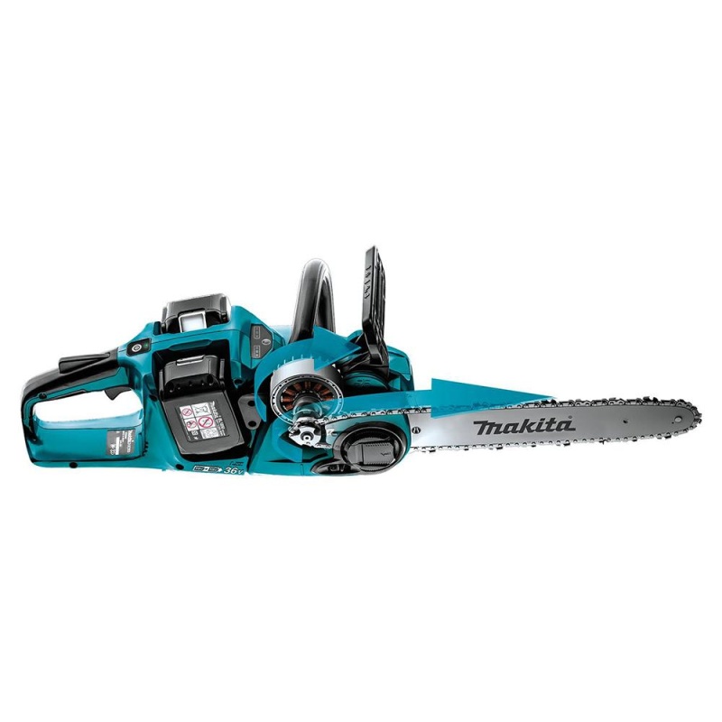 Makita XCU07PT 36 Volt X2 14 Inch 5.0Ah Cordless Chainsaw Kit w/ 2 Batteries - Image 8