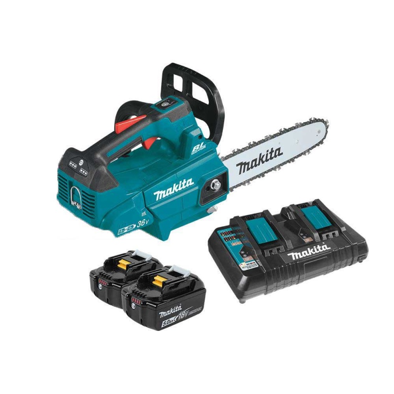 Makita XCU08PT 18V X2 36V 14" Li-Ion Brushless Top Handle Chain Saw Kit