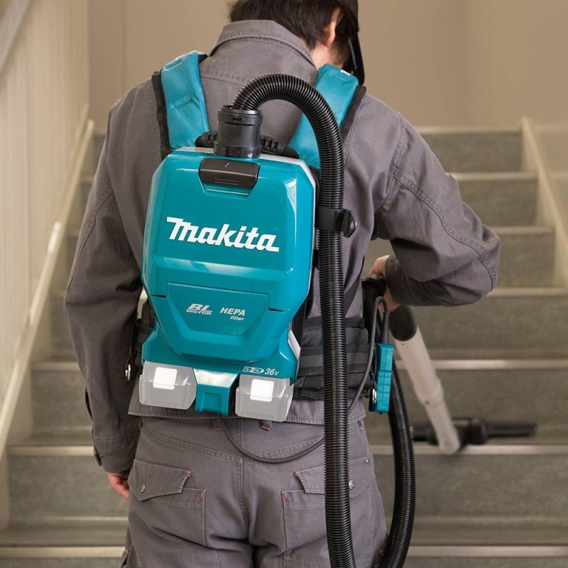 Makita XCV09Z 36 Volt X2 1/2 Gallon Brushless Backpack Dry Vacuum, Bare Tool - Image 2