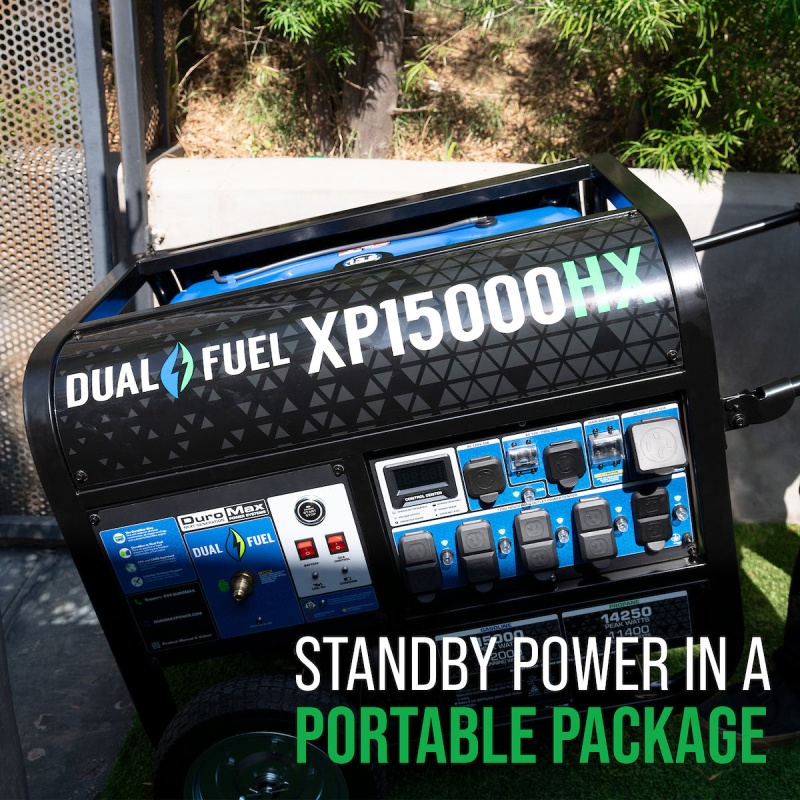 DuroMax XP15000HX 15,000 Watt Electric Start Dual Fuel Portable Generator - Image 13