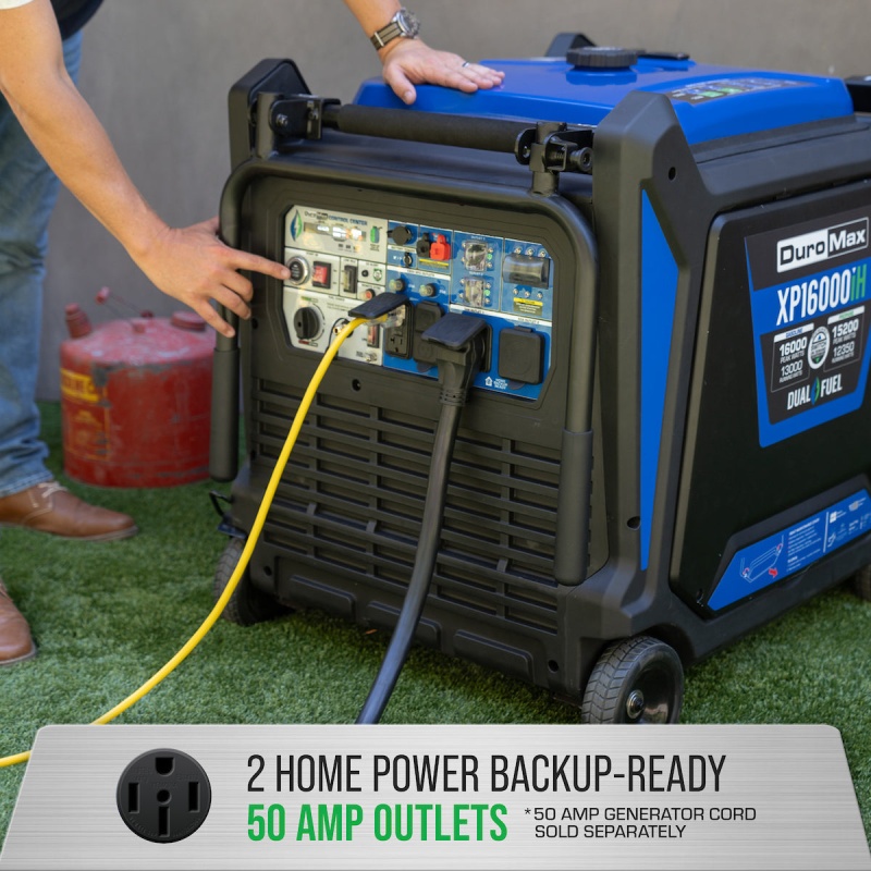 DuroMax XP16000iH 16,000 Watt Dual Fuel Portable Inverter Generator w/ CO Alert - Image 6