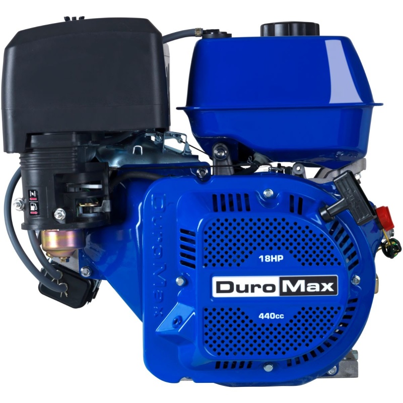 DuroMax XP18HP 439cc 3600 RPM 1" Recoil Start Horizontal Gas Powered Engine - Image 2