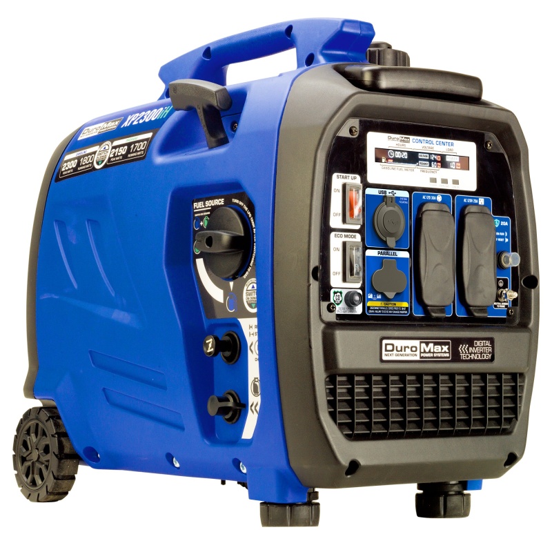 DuroMax XP2300iH 2,300 Watt Portable Dual Fuel Inverter Generator w/ CO Alert