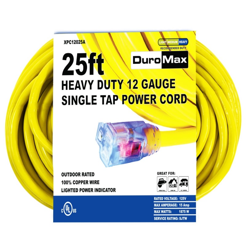 DuroMax Large Generator Cords and Cover Starter Kit (Fits 8,500 Watt Units and Up) - Image 2