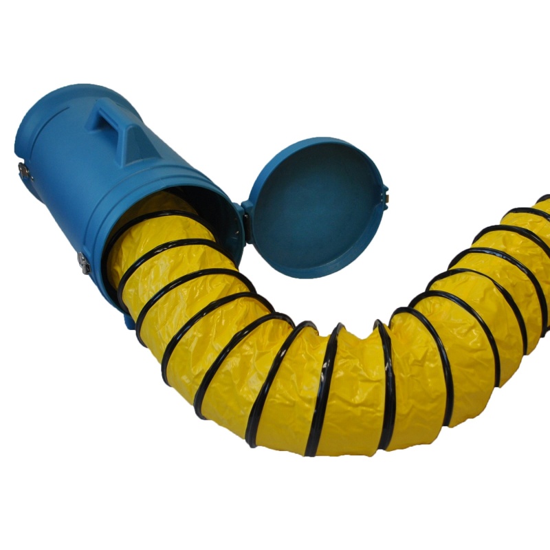 Xpower 8DHC25 25' x 8" Diameter Ducting Hose w/ Carrier for X-8 - Image 2