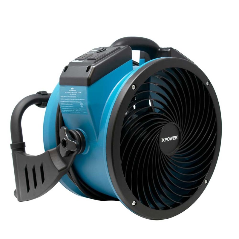 XPower FC-250AD 13?? Brushless Air Circulator Utility Blower Fan w/ Power Outlets - Image 2