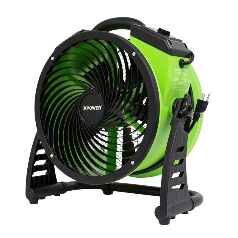 XPower FC-250D 13" Brushless DC Motor Axial Air Circulator Fan w/ Timer - Image 2