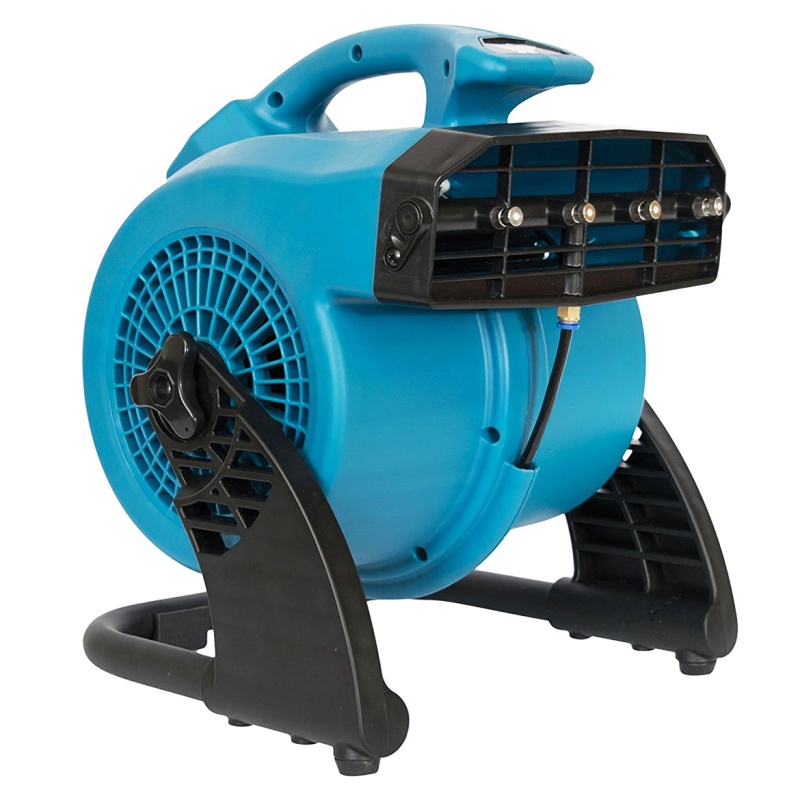 XPOWER FM-48 600-Cfm 1/8-Hp 3-Speed Portable Outdoor Cooling Misting Fan