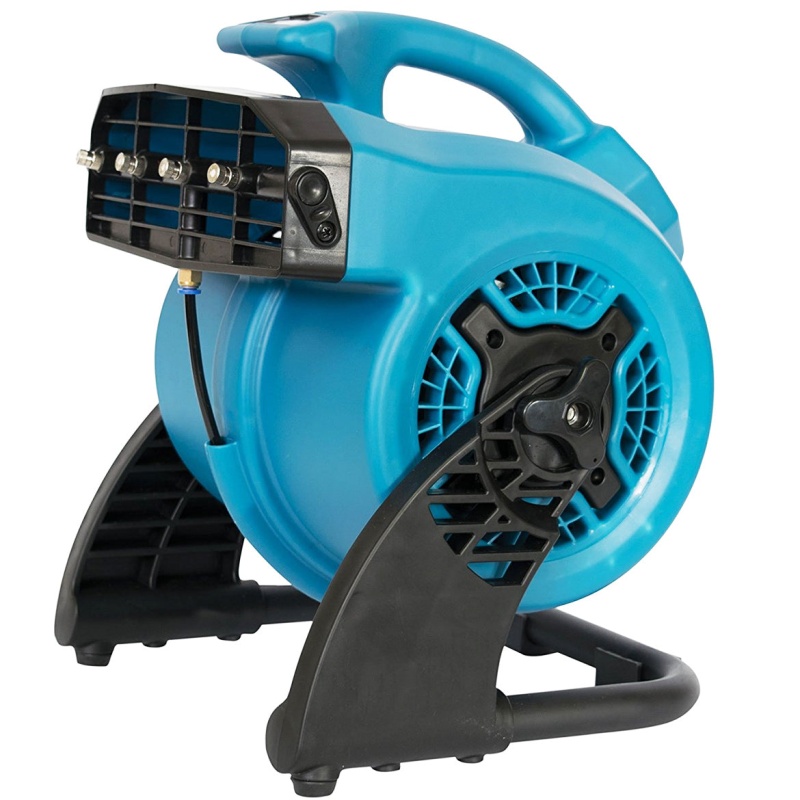 XPOWER FM-48 600-Cfm 1/8-Hp 3-Speed Portable Outdoor Cooling Misting Fan - Image 2