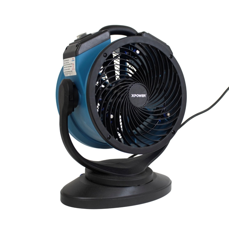 XPower FM-68 1000 CFM Portable Multi-Purpose Battery Powered Misting Fan - Image 2