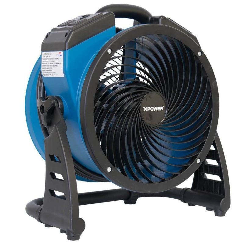 XPower P-21AR 1100-Cfm 4-Speed Stackable Industrial Axial Air Mover