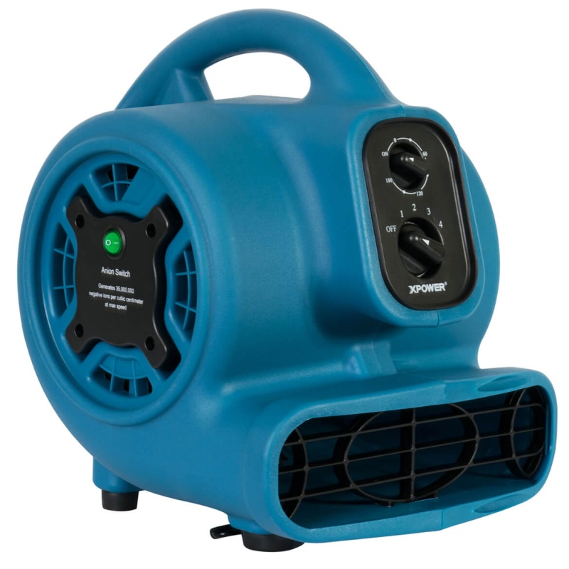 XPower P-260NT 1/5 HP 4-Speed Corded Freshen Aire Air Mover w/ Ionizer