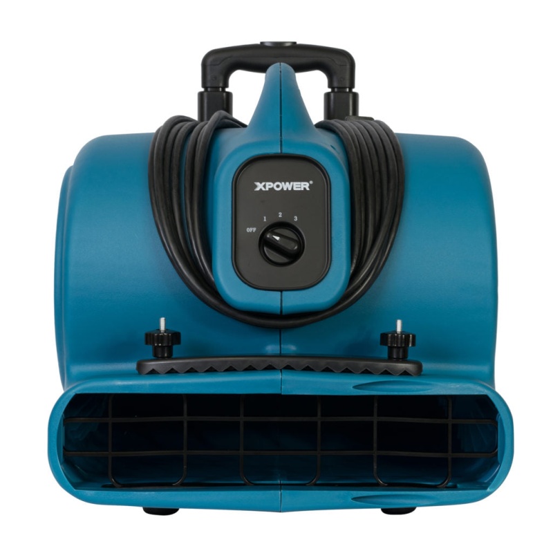 Xpower P-630HC 1/2 HP Air Mover w/ Telescopic Handle, Wheels, Carpet Clamp - Image 5