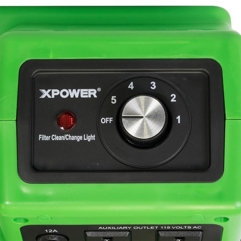 XPower X-2480A 1/2-Hp 2.8-Amp 550-Cfm Professional HEPA Mini Air Scrubber - Image 6