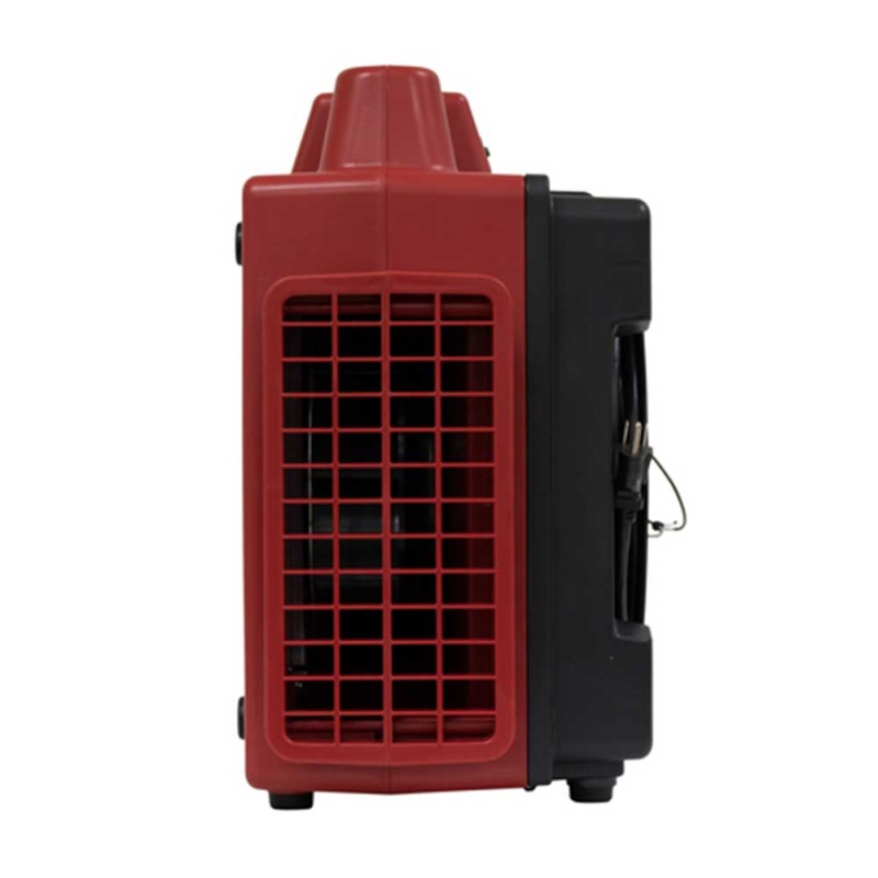 XPOWER X-2480A-Red 3 Stage Filtration HEPA Purifier Air System Cleaner w/ Outlet - Image 3