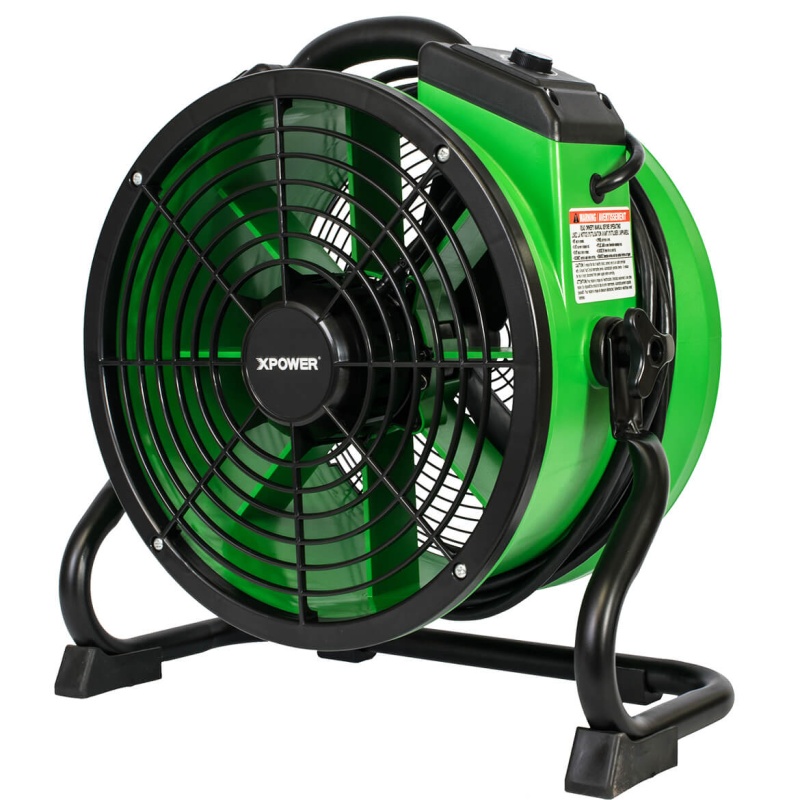 XPower X-34AR-green 14-Inch 1/4 HP 1720-Cfm Professional Axial Fan, Green - Image 3