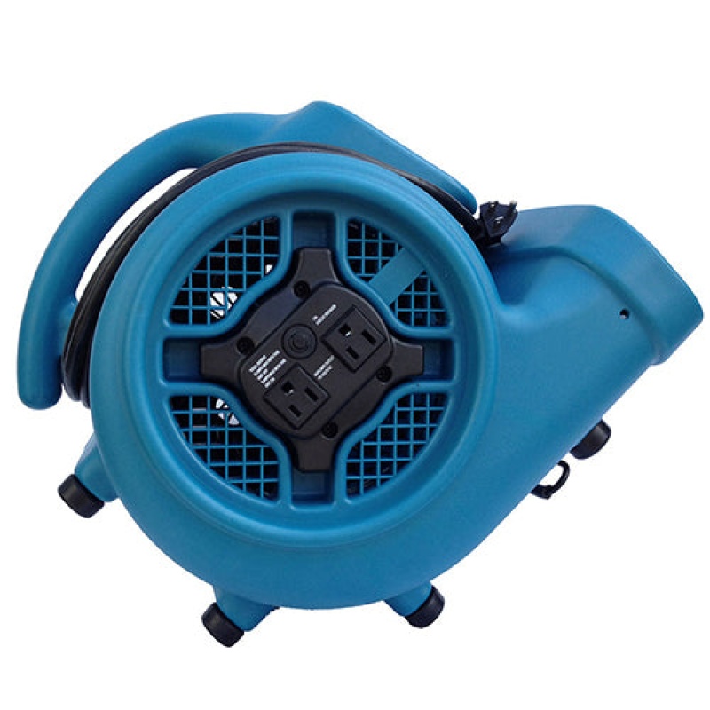 Xpower X-400A 1/4 HP Industrial Air Mover w/ Built-In Power Outlets - Image 4