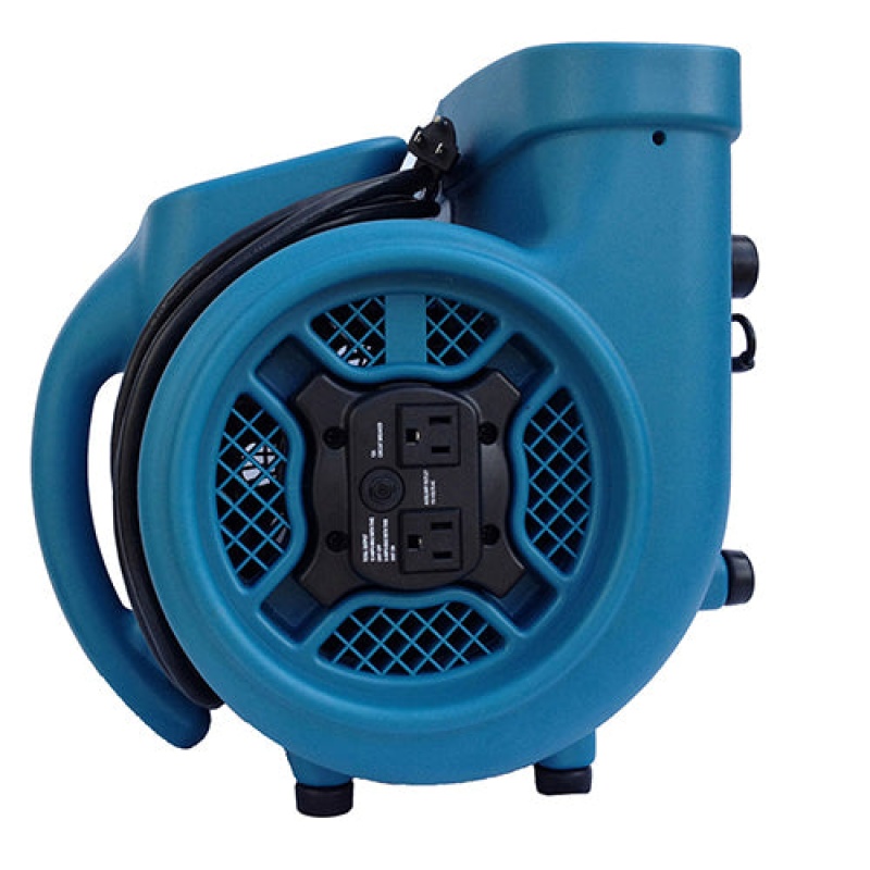 Xpower X-400A 1/4 HP Industrial Air Mover w/ Built-In Power Outlets - Image 5