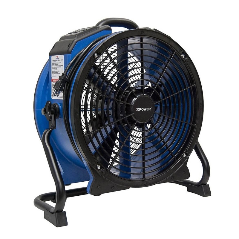 XPOWER X-48ATR 115-Volt 1/3 HP Professional High Temperature Motor Axial Fan - Image 4