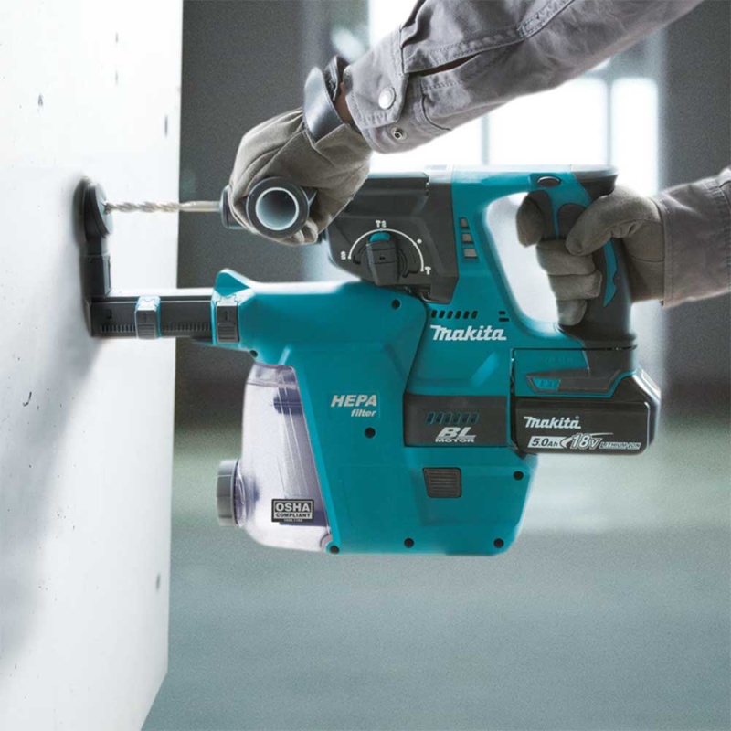 Makita XRH01ZWX 18V LXT 1" Li-Ion Brushless Cordless Rotary Hammer - Bare Tool - Image 3