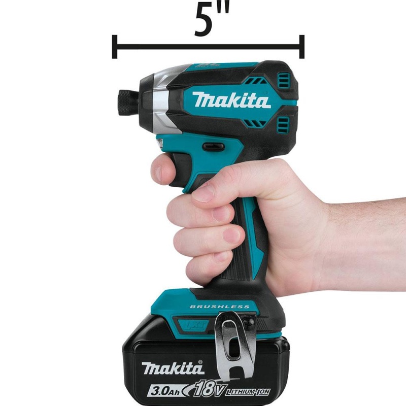 Makita XT281S 18 Volt 3.0Ah 2-Tool Brushless Cordless Driver Combo Kit - Image 8