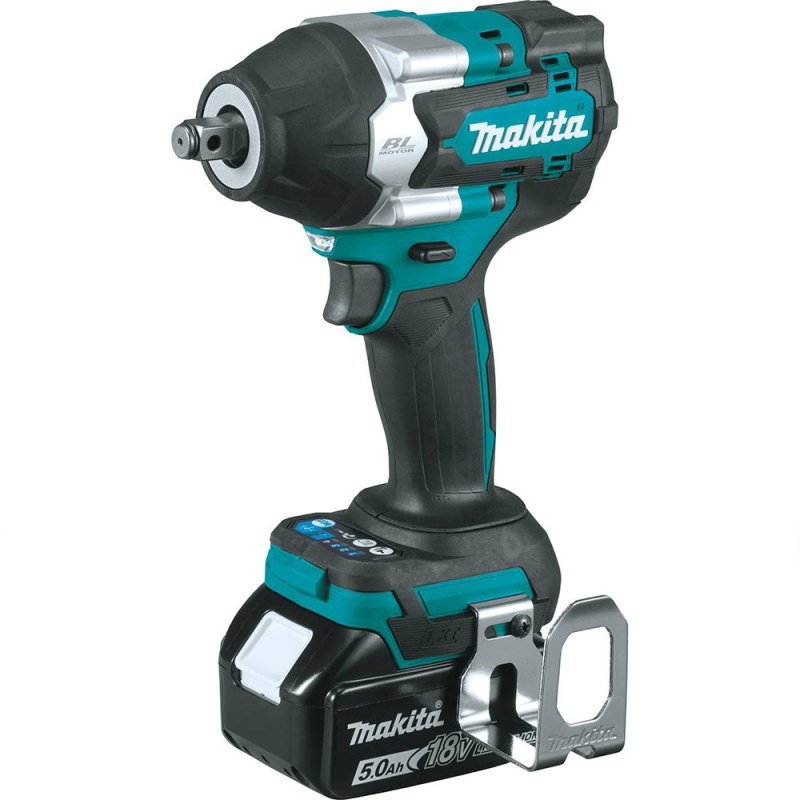 Makita XWT17T 18V LXT 1/2" Sq. Drive Li-Ion Brushless Cordless Impact Wrench Kit - Image 2